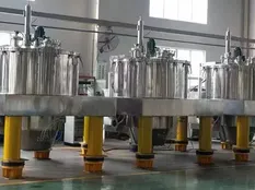 Anti-static Halar-coated bag-lifting centrifuge