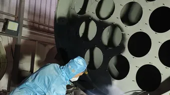 Photos of Industrial Coating Production