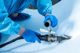 Photos of Semiconductor Manufacturing Equipment Lining Process