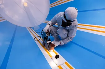 Photos of Semiconductor Manufacturing Equipment Lining Process