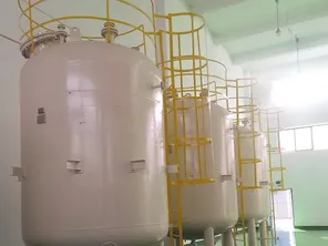 APV lining with Daikin PTFE for 10m³ acid storage tank in electronics industry