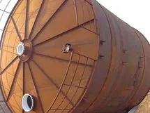 550m³ tank processed with on-site PTFE lining