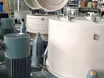 Sanitary-grade centrifuge casing with Halar coating）