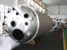 Sanitary-grade stainless steel reactor (8m²) coated with Halar and ETFE