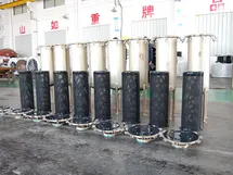 Single-bag filter baskets coated with Halar, built to handle corrosive processing environments