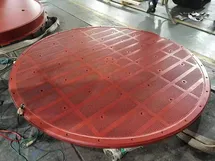 Various internal parts of the filter unit coated with PFA to ensure chemical stability and easy cleaning