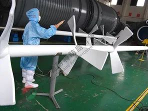 Paddle agitator with PTFE lining