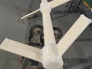 Paddle agitator with internal PFA lining