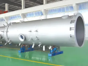 PTFE-lined sulfuric acid scrubbing tower (φ2.6 × 22 m)