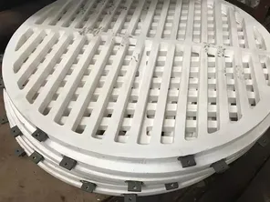 Molded PTFE support plate