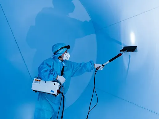 Spark Test on Lined Surface