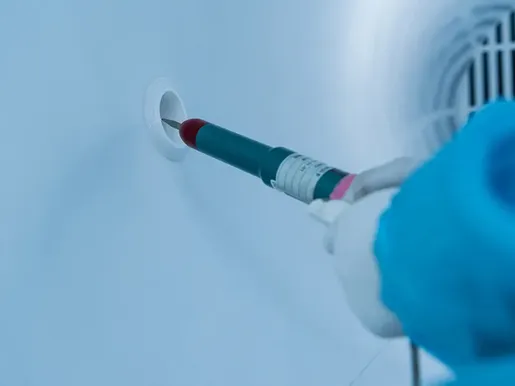 Nozzle holiday/pinhole detection (spark test)