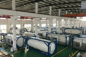 Fluoropolymer Lined Tank Containers for Semiconductor Manufacturing