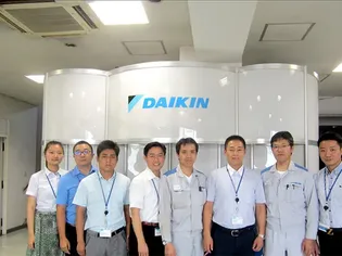 Daikin HQ (Osaka, Japan) visited our facilities