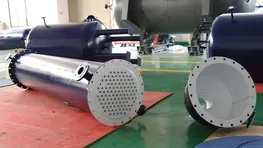 Horizontal heat exchanger