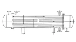 Horizontal heat exchanger